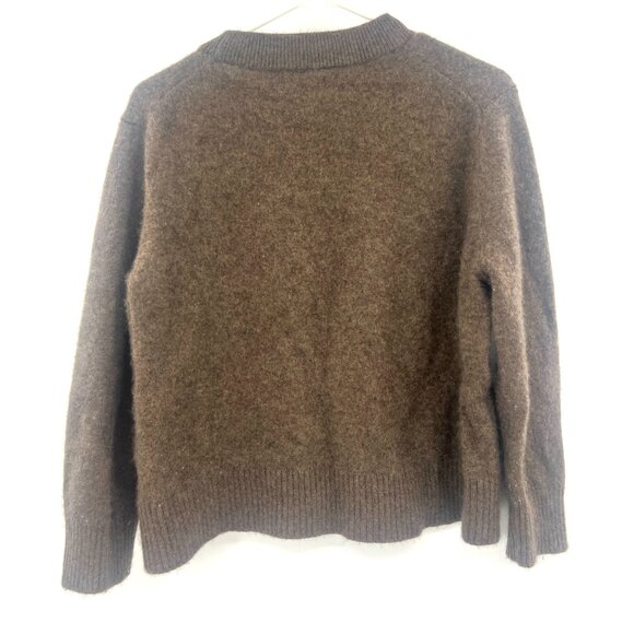 Quince Brown Crew Neck Sweater - Picture 6 of 7